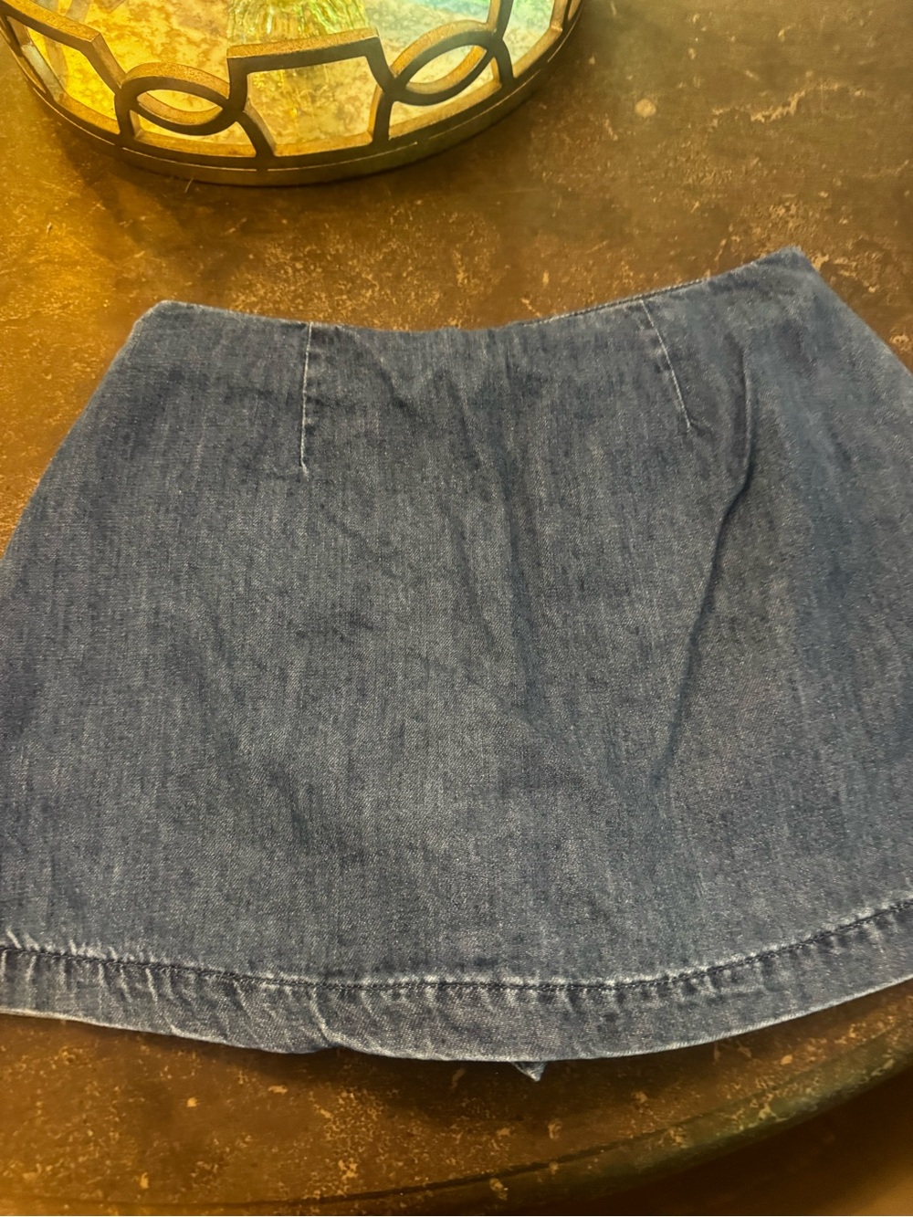 GAP Indigo Denim A-Line Mini Skirt - Picture 4 of 4